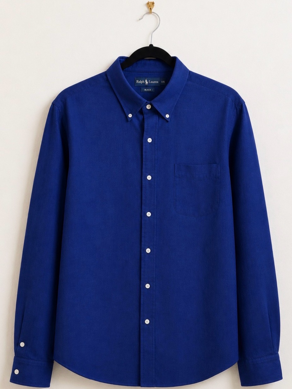 EUC Ralph Lauren Men’s Button-Down Shirt — Cobalt Blue